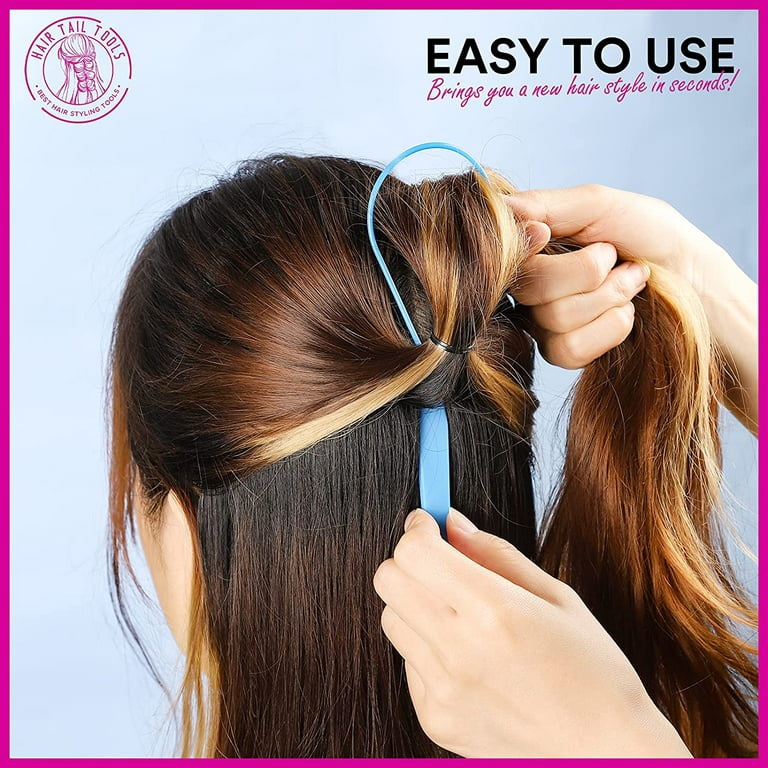 DIY hair loop tool, how to make hair styling tools at home