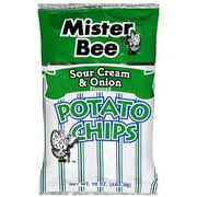Mister Bee: Potato Sour Cream & Onion Chips, 10 Oz