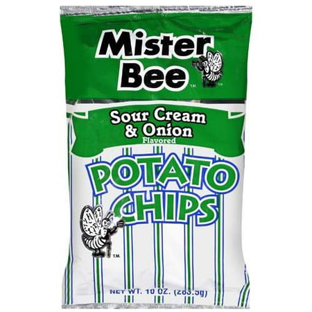 Mister Bee: Potato Sour Cream & Onion Chips, 10 Oz