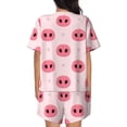 thumbnail image 6 of Sigee Pig Noses for Sleepwear Casual Pjs with Pockets Women's Pajamas Sets Shorts 2 Piece Short Sleeve Lounge Sets 3X-Large, 6 of 9