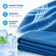Cooling Towels for Neck and Face Sweat Workout Towels Camp Towel Ice Towel Soft Breathable Chilly Towel for Yoga, Sport, Gym, Camping