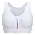 thumbnail image 6 of Sports Bra, Front Close Seamless Workout Bra with Removable Pad for Running Equestrian Yoga, 6 of 9