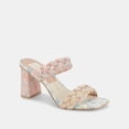 thumbnail image 4 of Dolce Vita Paily Pink Floral Stella Braided Straps Slip On Heeled Sandals (Pink Floral Stella, 9.5), 4 of 9