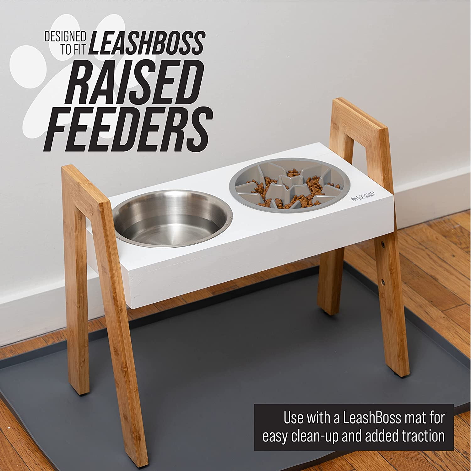 Leashboss Extra Large Dog Water Bowls (112 Oz) | Heavy Duty Plastic Food  and Water Bowl for Large Dog Breeds, Durable and High Capacity Feeding  Bowls