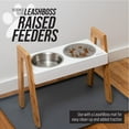 thumbnail image 5 of Leashboss | Slow Feed Dog Bowl for Raised Pet Feeders | Maze Food Bowl Compatible with Elevated Diners | Small to Medium Breeds | 1.5 Cup, 6-6.25 Inch Feeder Holes | Grey, 5 of 9