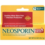Neosporin Burn Relief & First-Aid Antibiotic Ointment with Bacitracin Zinc & Neomycin 5 oz (Pack of 3)