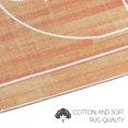 thumbnail image 3 of Low Pile Kids Rug for Playroom - Ultra-Thin Non-Slip Kids Area Rug - Washable Cotton Educational Rug for Kids Room - 39.5 x 59 Inches Basketball Rug for Kids, 3 of 6