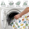 thumbnail image 4 of Cute Dinosaur Cartoon Pattern Soft Sherpa Fleece Throw Blanket, Warm Cozy Plush Blanket for Sofa Bed Couch, All Season, 60"x80", 4 of 5