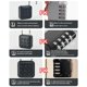 thumbnail image 2 of Fingerprint Password Padlock | Waterproof IP67 Antitheft Door Cabinet Lock | Dual Authentication | Heavy Duty Large Size | Smart Touch Technology | Supports Multiple Users | Includes Charging Cable, 2 of 9