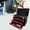 Black+Red, variant on 20'' Portable 3-Drawer Tool Box with Tool Set,4-Tier Tool Chest Organizer with Metal Latches,Top Storage Tray and Carrying Handle,Multi-Function Tool Storage for Garage,Home,Workbench,Black