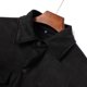 thumbnail image 5 of Blusa y camisa de manga larga con cuello vuelto para hombre, de gamuza, con solapa, botones y bolsillo, informal, de manga larga, sin capucha, para hombre, 5 of 8