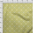 thumbnail image 2 of oneOone Georgette Viscose Lime Green Fabric Geometric Ethnic Craft Projects Decor Fabric Printed By The Yard 42 Inch Wide, 2 of 4