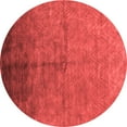 thumbnail image 1 of Ahgly Company Indoor Round Oriental Red Industrial Area Rugs, 6' Round, 1 of 4