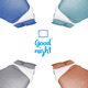 thumbnail image 5 of Set de colcha capitonada ligera Individual Azul Good Night Classic Home Good Night Classic Home Colcha Capitonada, 5 of 10