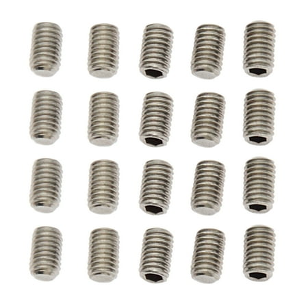 

SIEYIO 10 Pcs Stainless Steel Surfboard Fin Screws Grub Screws 5mm Fin Plug Screws