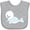 AC-Heather Grey, variant on Inktastic Baby Seal Boys or Girls Baby Bib