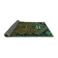 thumbnail image 2 of Ahgly Company Indoor Round Persian Turquoise Blue Traditional Area Rugs, 4' Round, 2 of 4