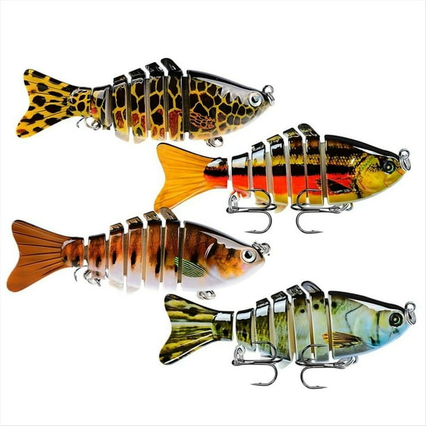 Cebo de Natación 3D para Agua Dulce y Salada, Señuelo de Pesca Robótico, Equipo de Pesca Que Atrae Señuelos de Pesca Como Lucioperca, Trucha, Lubina.