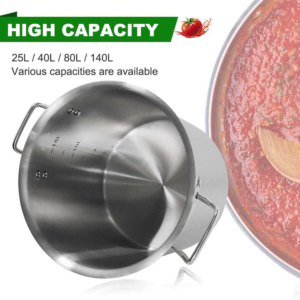 HNZXIB 25L Automatic Food Mixer Commercial Stainless Steel Food Mixer Hot Pot Stirrer Seasoning Frying Machine 110V Adjustable stirring speed For Jam Sauce