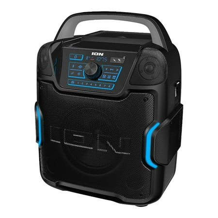 ION Audio - Sport 320° 200W Portable Bluetooth Battery Powered All-Weather Speaker with Premium 5-Speaker 320˚ Sound - Black