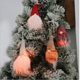 thumbnail image 4 of 4 piezas de adornos de árbol colgantes pequeños luminosos de Navidad Ormromra CJWUS-1957, 4 of 5