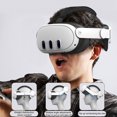 thumbnail image 3 of Adjustable Head Strap Reduce Pressure VR Replacement Head Strap for Meta Quest 3（White）, 3 of 7