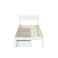 thumbnail image 7 of Boston Twin Bed with 2 Drawers in White, 7 of 7