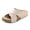 PINK/PU, variant on Women's Cork Slide Sandals Slip on Open Toe Cute Platform Criss Cross Flat Sandals for Summer