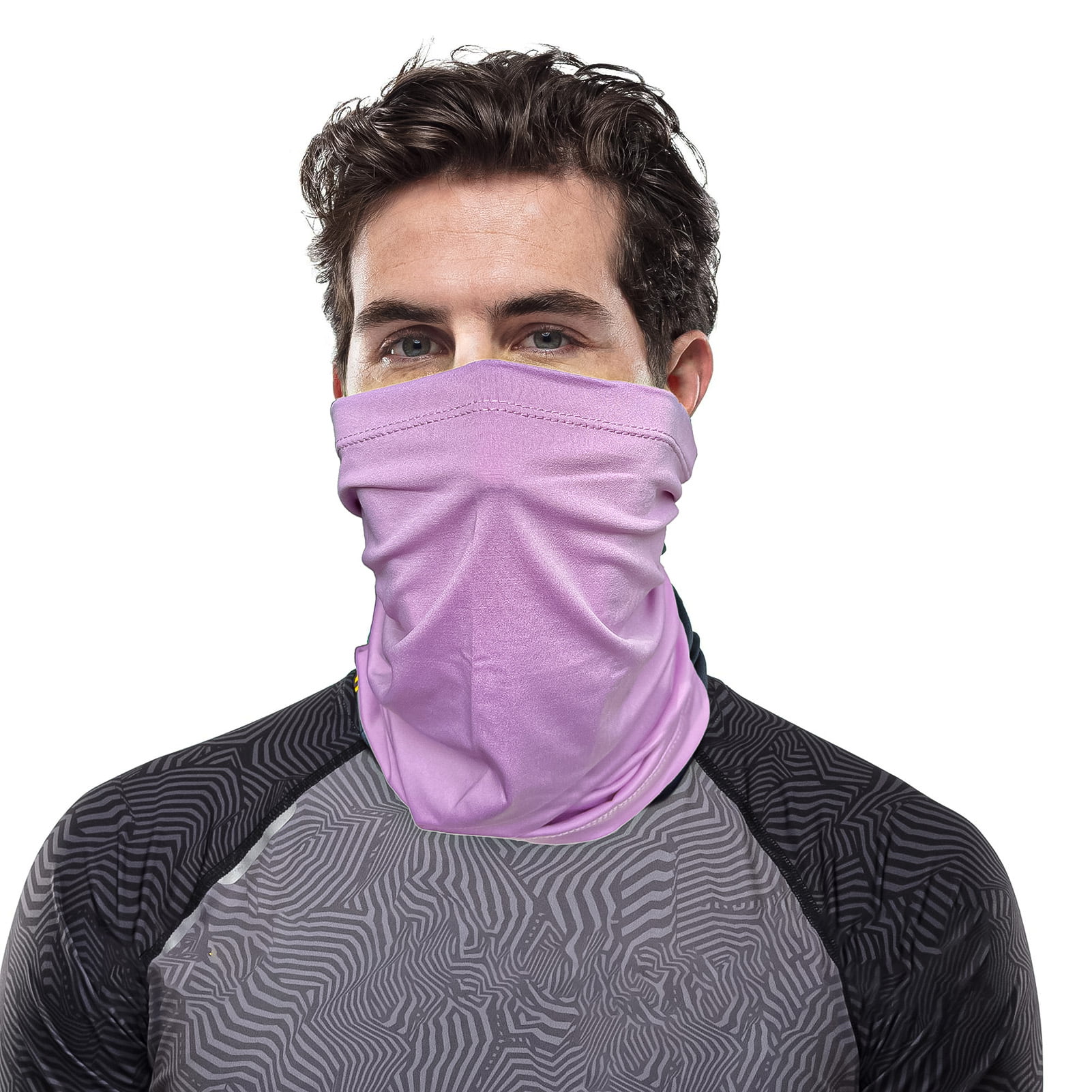 Unisex Ice Silk Face Cover Neck Gaiter Breathable Bandana Cycling Fishing Scarf 