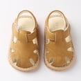 thumbnail image 4 of Penkiiy Toddler Baby Girls Boys Cute Shoes Hollow Out Soft Kids Summer Non-slip Sandals Summer Shoes for Toddlers for6-9 Months Brown On Sale, 4 of 6