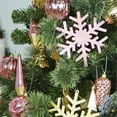 thumbnail image 4 of Jeco 40 Piece Shatterproof Plastic Christmas Ornament Set in Pink and Gold, 4 of 6