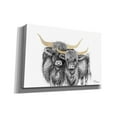 thumbnail image 2 of Epic Graffiti 'Highland Cattle' by Hollihocks Art, Canvas Wall Art, 18"x12", 2 of 2