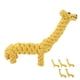 thumbnail image 5 of Juguetes para perros con cuerda de algodón, diseño de jirafa, limpieza de dientes, juguete para masticar para perros pequeños y medianos, 5 uds., 5 of 5