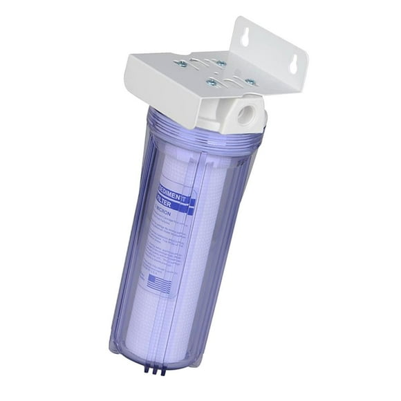 10" Whole House Single Stage Filtration Water System with PP Replacement Filters - White,