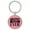 Pink, variant on Enthoozies Greatest Dad Ever Teal Laser Engraved Leatherette Keychain Backpack Pull - 1.5 x 3 Inches