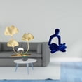 thumbnail image 2 of Estatua de hojas, estantería, escultura de hojas, figura humana, pensador abstracto, regalo de cumpleaños, inauguración de casa, dormitorio, decoració, 2 of 8