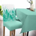 thumbnail image 6 of Chair Covers for Dining Room Set of 4,Christmas Pink Xmas Tree Forest Stretch Seat Protector Removable Washable Chairs Slipcovers for Kitchen Banquet Wedding Hotel,Golden Winter Snowflakes White, 6 of 6