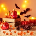 thumbnail image 4 of 48PCS Mini Artificial Pumpkins, Fall Harvest Simulation Pumpkins Decor Fake Fruit Home Decor, Realistic Autumn Pumpkins for Halloween Thanksgiving Party Table DIY Crafts Decorations, 4 of 9