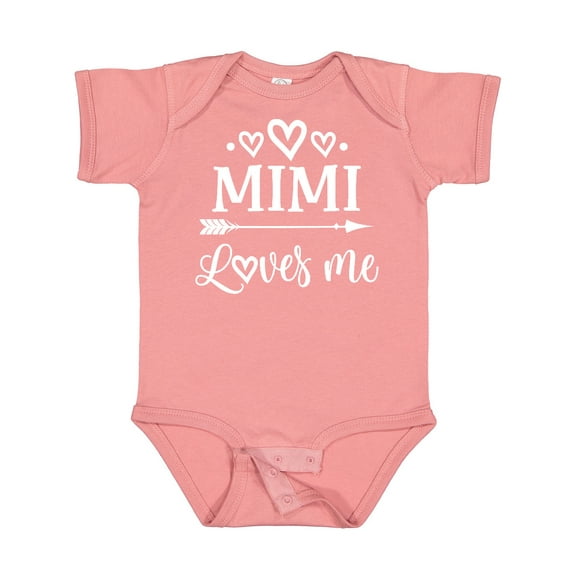 Inktastic Mimi Loves Me Baby Clothes Boys or Girls Baby Bodysuit