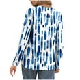 thumbnail image 6 of Craaazy Teacher Shirts V-Neck Long Sleeve Buttons T-shirt Comfy Fashion Printed Blouses Gifts, 6 of 6