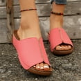 thumbnail image 6 of Ruyang Dressy Wedge Sandals for Women Casual Summer, Women Platform Sandals Casual Slippers Open Toe Beach Summer Sandals, 6 of 7