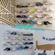thumbnail image 3 of Estantes flotantes para exhibición de zapatos para montaje en pared, juego de 6, estantes flotantes de acrílico transparente para escaparate, colección de zapatillas o caja de zapatos, 3 of 5
