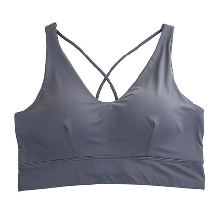 YHGFVOKJ Bras for Women Non Slip Ice Silk Hook Underarm-smoothing Beautiful Back and Enlarged Lace Sexy Comfortable Bra Underwear Back Support Bra Dark Gray One Size