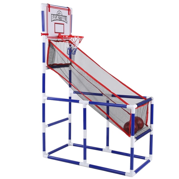 Panier de Basketball, Matériau Plastique Durable Facile à Assembler pour Jeu de Basketball de Sport pour Enfants Intérieur Extérieur Jouet de Jeu de Basketball Panier de Basketball