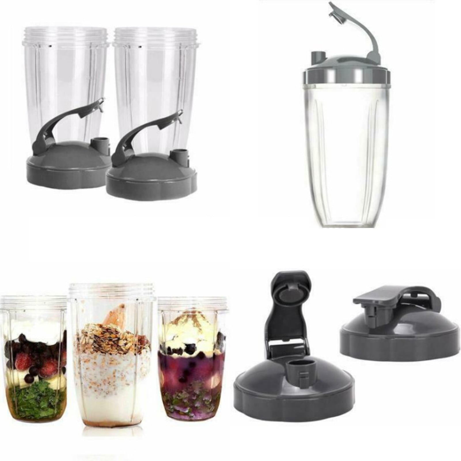 Blender Replacement Parts for Nutribullet, 32oz & 24oz Cups  with Replacement Extractor Blade, Compatible with Nutri Bullet 600W/900W  Blenders (3 PCS) : Everything Else