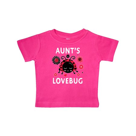 

Inktastic Valentine s Day Aunt s Lovebug Gift Baby Boy or Baby Girl T-Shirt