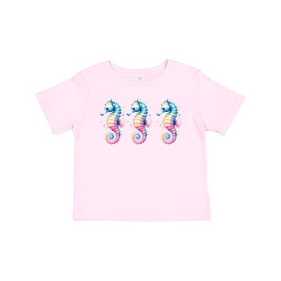 Inktastic Seahorse Cute Summer Girls Toddler T-Shirt