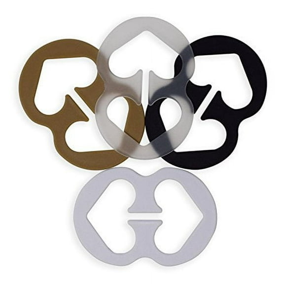 Bra Strap Clips - Racer Back - Conceal Straps - Cleavage Control - set of 4
