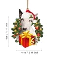 thumbnail image 3 of Christmas Dog with Gift Box Ornament Christmas Tree Decorations Xmas Tree Hangin DIY Blessing Puppy Pendant Gift/ Christmas Dog Pendant I, 3 of 5