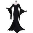 thumbnail image 5 of Gothic Black Dress - Movie Character Dress for Halloween, 5 of 7